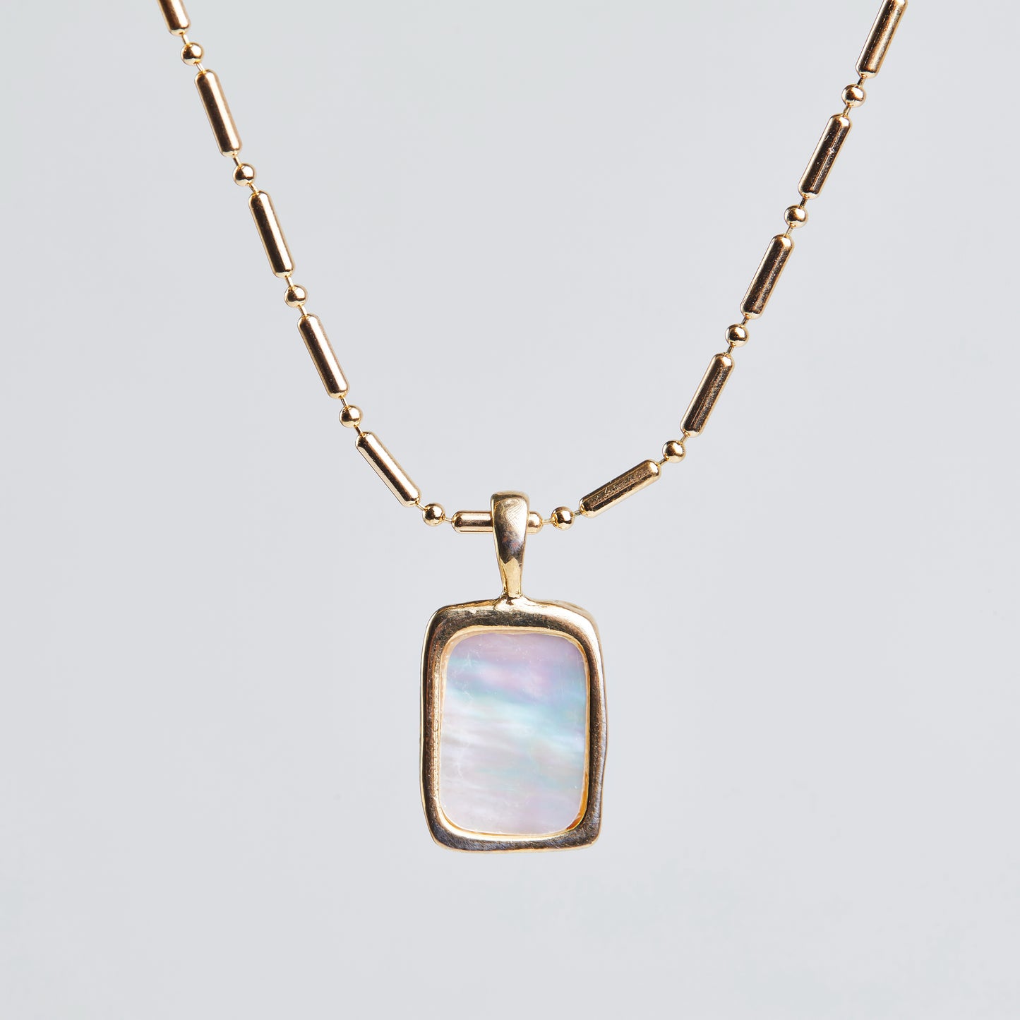 Mosaic square necklace