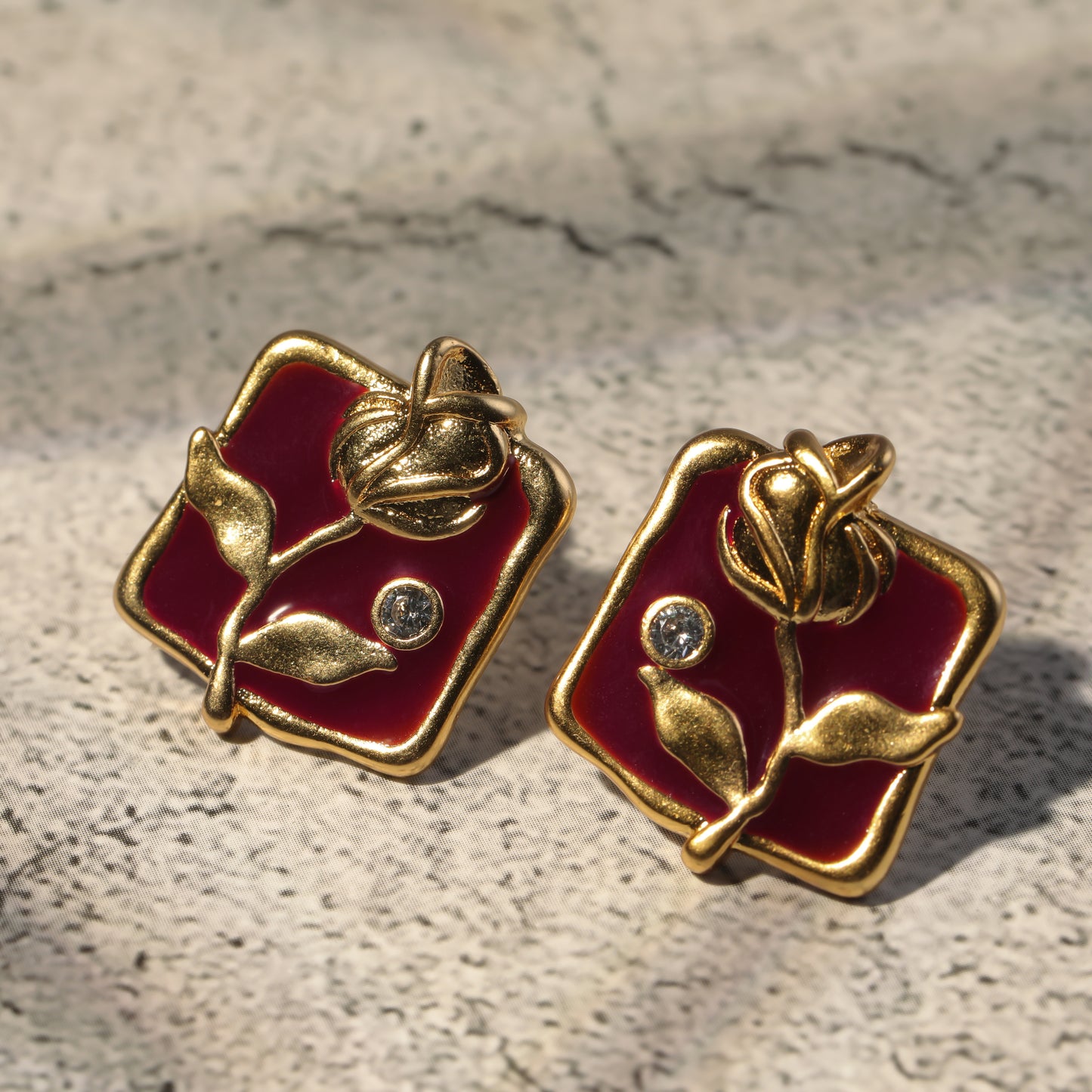 Scarlet reverie earrings